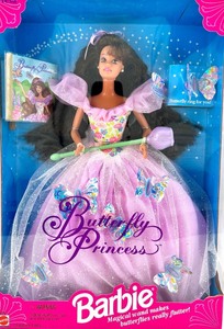 lot 48 image: Barbie Butterfly Princess Doll In The Enchanted Garden