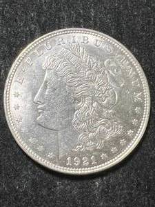 lot 29 image: 1921 US MORGAN SILVER DOLLAR