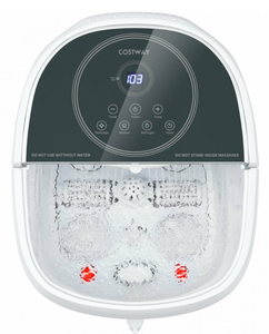 lot 218 image: Costway Foot Spa Bath Massager with 3-Angle Shower (Slightly Used)