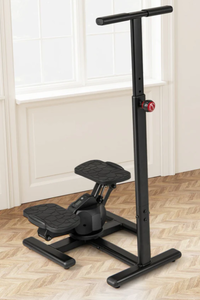 lot 14 image: Costway FH10158DK Steppers for Exercise Twist Stair Stepper Workout Equipment - Black