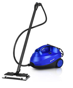 lot 69 image: Costway 2000W Heavy Duty Steam Cleaner Mop Multi-Purpose W19 Accessories Blue