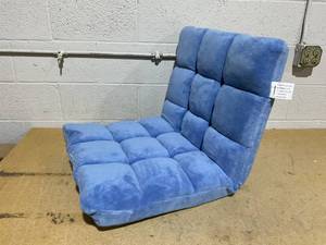 lot 115 image: Giantex Floor Chair with Back Support, 14 Adjustable Position, Padded Sleeper Bed, Couch Recliner, Gaming Floor Chairs for Adults, Meditation, Gaming Chair Floor, Blue