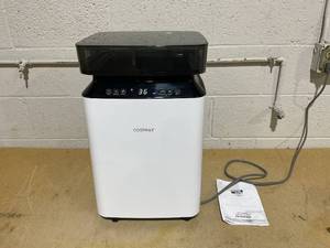 lot 76 image: COSTWAY 90 Pints Dehumidifier with Pump, Easy Humidity Control, Multiple Drainage Options, 24H Timer & 2.2 Gal Water Tank, Dehumidifier for Basement, Home