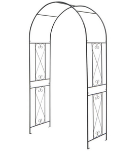 lot 357 image: Costway 94738512 Garden Arch Arbor Trellis Patio Plant Stand Rack Archway-Black