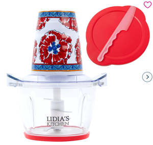 lot 365 image: Lidia Bastianich 300-Watt Glass Bowl Electric Chopper