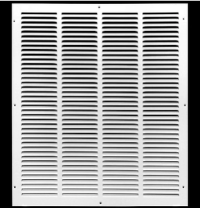 lot 368 image: 20W X 28H Duct Opening Steel Air Vent Return Grille - HVAC VENT DUCT COVER DIFFUSER