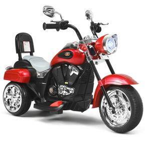 lot 38 image: Costway 6V Powered Toddler 3-Wheel Motorbike Ride On Toy with Horn and Headlight