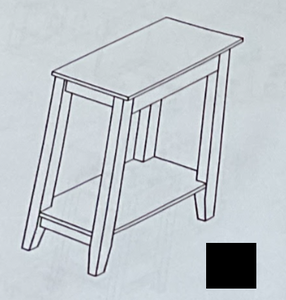 lot 140 image: Costway Black End Table