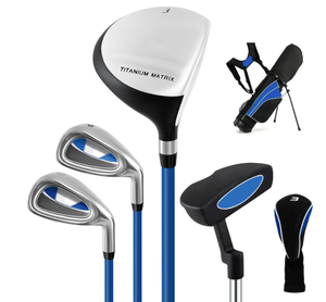 lot 148 image: Costway Kids Complete Golf Clubs Set for Boys and Girls Aged 8-1011-13 Years