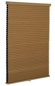 lot 193 image: MYshade Cordless Blackout Window Blinds & Shades Pull Down Room Darkening Window Shades Light Blocking Honeycomb Cellular Shade for Indoor Windows Easy to Install 54 inch Wide, H72 Light Brown Blinds 54W x 72H