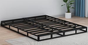 lot 432 image: UOMEUR Full Box Spring 5 Inch Box Spring for Full Bed, 3000lbs Heavy Duty Metal Mattress Foundation Support with Easy Clean Fabric Cover (Maybe Missing Parts or Pieces. Maybe Missing Hardware)