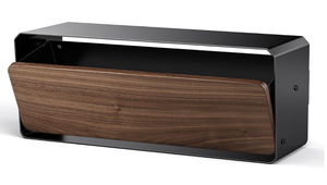 lot 440 image: TREELOG Mailbox for House - Easy to Install Wall Mount, Walnut & Galvanized Steel Rust-Proof Metal Post Box, Wall Mount Mail Box for Outside, 16.1 x 6.4 x 5.5