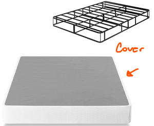 lot 463 image: Armita Full 9 Inch Metal Smart Box Spring  700 lbs Mattress Foundation  Strong Metal Frame  Easy Assembly, Full 74x53x9 in
