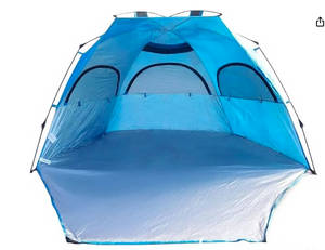 lot 239 image: BenefitUSA Easy Up Beach Tent Instant Canopy Sun Shelter