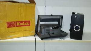 lot 184 image: Kodak Movie Projector And Sawyers Slide Projector.