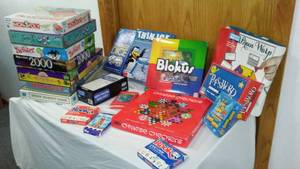lot 189 image: HUGE Collection of Board and Card Games