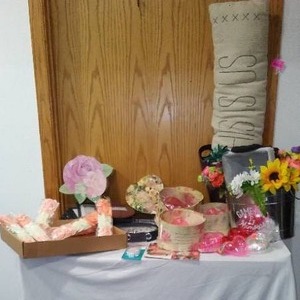 lot 240 image: Home Dcor. Flowers, Decorative boxes, Picture Frames and More.