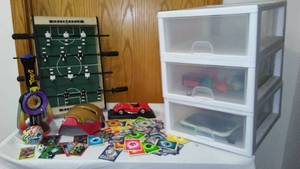 lot 242 image: Tabletop Foosball, Pokmon, Top It and More.