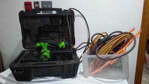 lot 285 image: Greenlee Skill Saw, Batteries (2) Charger and More.