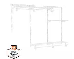 lot 31 image: 4FT - 6FT REG DUTY CLOSET ORGANIZER KIT