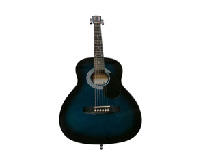 lot 19 image: New in Box Kay Blue Burst Guitar