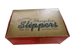 lot 85 image: New Red Wing Shoes Sheepskin Slippers Size 11M in Box