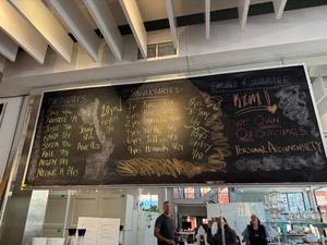 lot 152 image: Large Framed Office Chalkboard