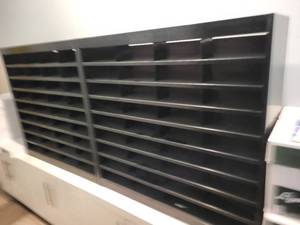 lot 63 image: Large Metal Office Mail Sorter with Multiple Compartments