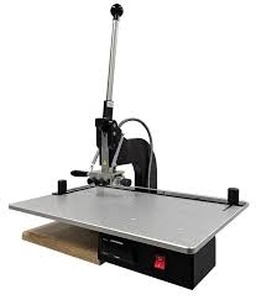 lot 76 image: Metallic Elephant Hot Foil Stamping Machine in Wooden Crate