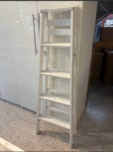 lot 166 image: Wooden Folding Ladder with 5 Steps