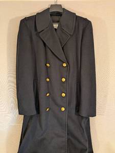 lot 27 image: United States Naval Academy Long Peacoat by Thorngate Uniforms - Mens size 40