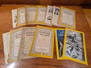 lot 102 image: Collection of Vintage National Geographic Magazines, 1920s-1980s