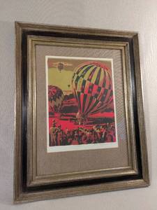 lot 224 image: Framed Signed Jack Ragland Two Aloft Limited Edition Print 1973