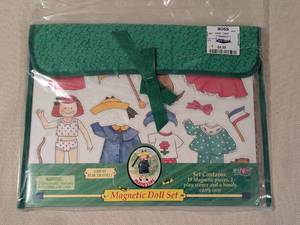 lot 262 image: Madeline Magnetic Doll Set with Carry Case by Eden