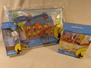 lot 266 image: Madeline Pop-Up Doll House with Bedroom and Furniture Starter Kits