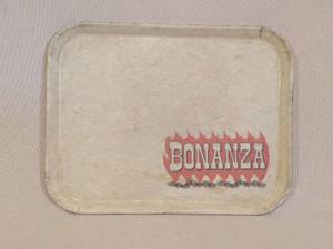 lot 335 image: Vintage Bonanza Fiberglass Cafeteria Tray by Cambro