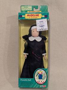 lot 261 image: Vintage Madelines Miss Clavel Poseable Doll Teacher Nun - NIB