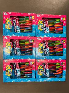 lot 15 image: MI 1 - 72-Count SweeTARTS Candy Canes - Blue Punch, Green Apple, Cherry - Unopened