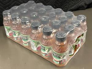 lot 19 image: TN 7 - Minute Maid Apple Juice 24-Pack, 10 fl oz Bottles, Factory-Sealed Case