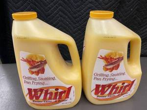lot 381 image: VA 3 - 2 Gallons Whirl Butter Flavored Oil, Best By Aug 11 2024