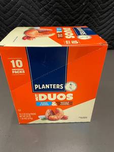 lot 199 image: Planters Nut Duos Ranch Almonds and Buffalo Cashews 10 Pack 20 oz (Exp 072125)