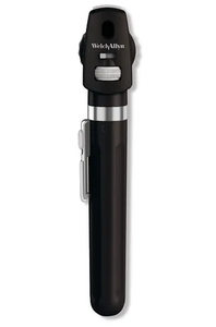 lot 101 image: MSRP $600 Welch Allyn PocketScope Ophthalmoscope with Soft Carrying Case Compact & portable for on-the-go exams Fiber-optic illumination delivers a clear view of the ear, while the lightweight design ensures comfort and control.