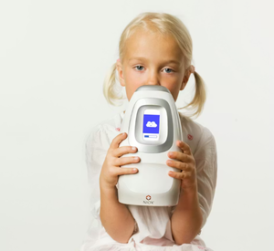 lot 105 image: MSRP $800 New in Box NIOX MINO  Handheld asthma monitor that measures exhaled nitric oxide to track airway inflammation. Perfect for clinics or hospitals, it helps guide treatment, monitor progress, and improve patient care