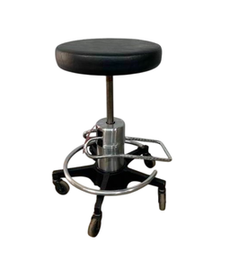 lot 1 image: MSRP $2,500  Reliance 054605 Height Adjustable Surgeons Stool Designed for optimal stability during the most delicate surgery -Hands Free&nbspHydraulic Lift for Easy Adjustment  Renowned for Comfort & Efficiency - Excellent Condition