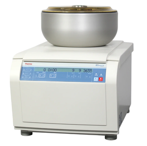 lot 16 image: ThermoFisher Scientific Heraeus Megafuge 16 Laboratory Centrifuge - Simple Operating Motorized Lid Hatch, Auto-Lock Rotor Exchange, Safety ClickSeal Biocontainment System -&nbspIncludes 5500rpm  4 Swing Basket Rotor&nbspGood Working Condition