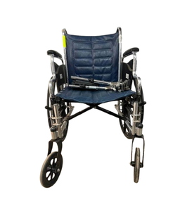 lot 25 image: Invacare Series Tracer EX2 Folding Wheelchair - Weight Capacity 250 lbs. - Seat Width 18 Excellent Condition