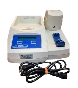 lot 26 image: MSRP $2000 Advanced Instruments 3320 Osmometer measures osmolality fast & accurately with just 20L samples.1-minute testing. Precise results for clinical, pharma, biotech & industrial labs. A must-have for reliable solution analysis.