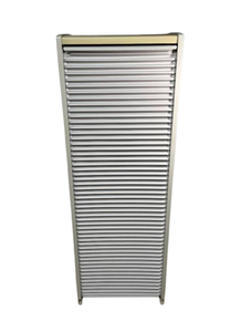 lot 36 image: Herman Miller Milcare Multi-Drawer Storage Cabinet  Features Smooth Roll-Up Accordion Door  Durable, Clean Design Ideal for Medical, Lab, or Office Use  Trusted Quality & Functionality- Good Condition