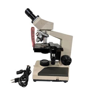 Olympus CH-2 Binocular Microscope - Precise Slide Movement, Coarse and Fine Focus, Built-In Light - Great Condition!