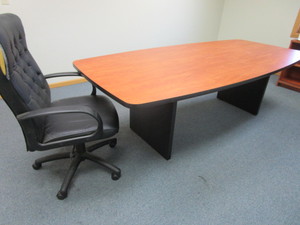 lot 5 image: Executive Conference Table & Credenza